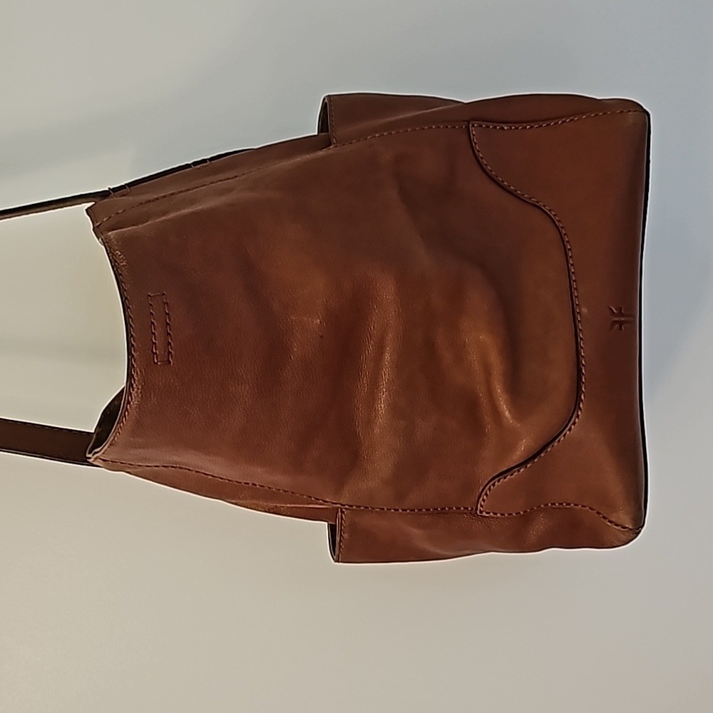 FYRE BROWN LEATHER HOBO SHOULDER BAG